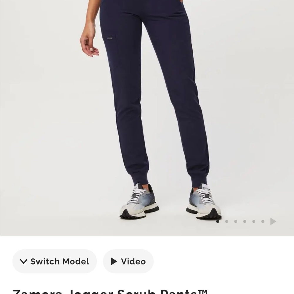 Figs Navy Jogger Scrub Pants